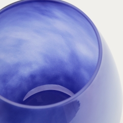 Ваза из синего стекла Kelse, 26 см