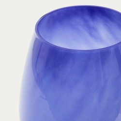 Ваза из синего стекла Kelse, 26 см