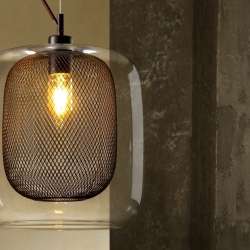 Подвесной светильник Fox 1L шоколадный большой