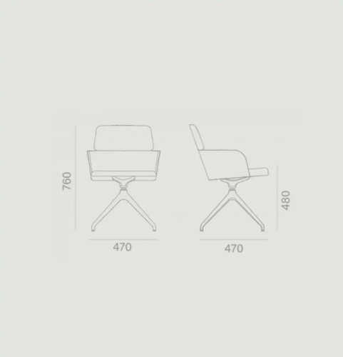 Офисное кресло Concord с подлокотниками 523UD