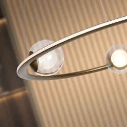 Подвесной светильник Tirsa бронзовый D60