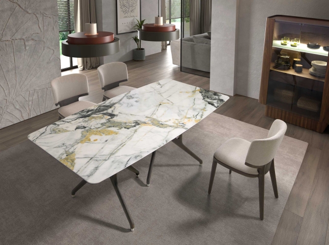 Стул 4165/CH-20066 серый тканевый