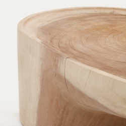 Mosi Журнальный столик с ножкой из массива мунгура Ø 90 x 50 см