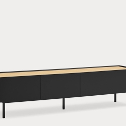 Тумба под ТВ Arista 1D2Dr черная