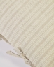 Чехол для подушки Etna из 100% льна в бежевую полоску 45 x 45 см