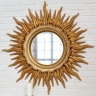 Зеркало-солнце настенное Vezzolli "Астро" Античное Золото