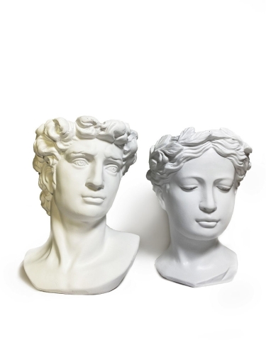 Кашпо голова David для цветов Ваза Горшок для цветов Terra Design DAV12518