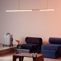 Подвесной светильник Ambrosia 210 27K/30K матовое золото