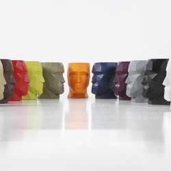 Кашпо Adan матовое Taupe 100см