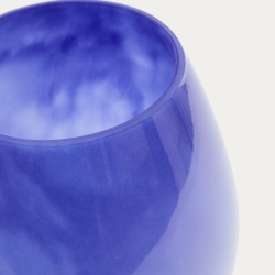 Ваза из синего стекла Kelse, 21 см