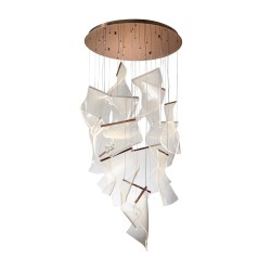 Подвесной светильник Velos 14L розовое золото