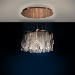 Подвесной светильник Velos 14L розовое золото