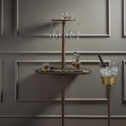 Бар Momentos мрамор Emperador / орех