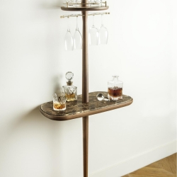 Бар Momentos мрамор Emperador / орех