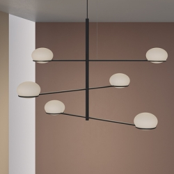 Люстра Coco 6L черный