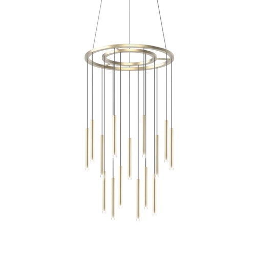 Люстра Candle 18 золотая