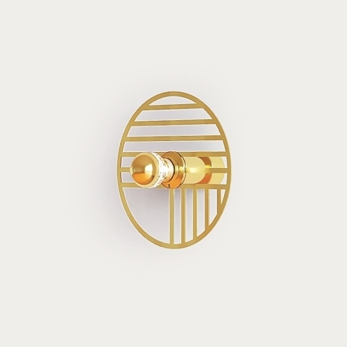 Настенный светильник Line с цоколем 10 см золотой