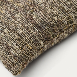 Чехол на подушку Yadit из бежевой вискозы и хлопка 45 x 45 см