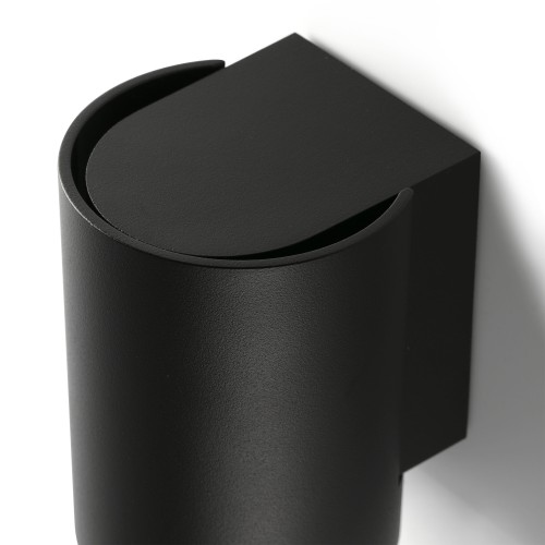 KOV 1L Настенный светильник круглый черный LED 6W 2700K 34°