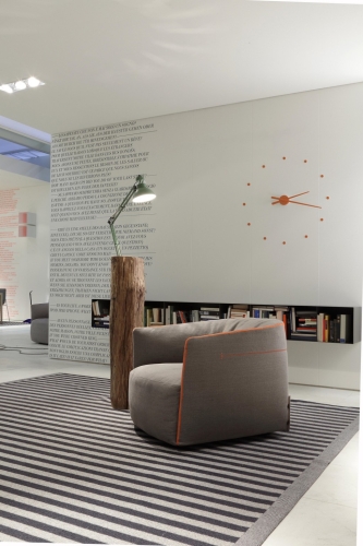 Часы OJ PUMPKIN.  Цвет: тыквенный. D=80см