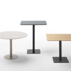 Стол Flat с квадратным основанием 49х49см (высота 72 см) 60x60cm