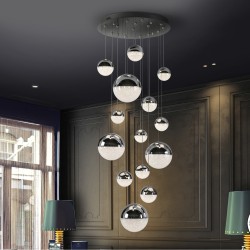 Люстра Sphere 14L хромированная D60 DIMABLE