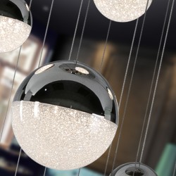 Люстра Sphere 14L хромированная D60 DIMABLE