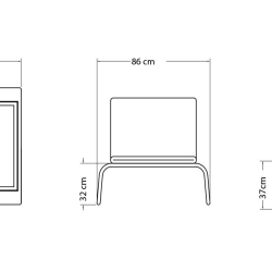 Лежак Villa NATURAL RATTAN