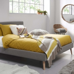 Изголовье Lydia 160 серое