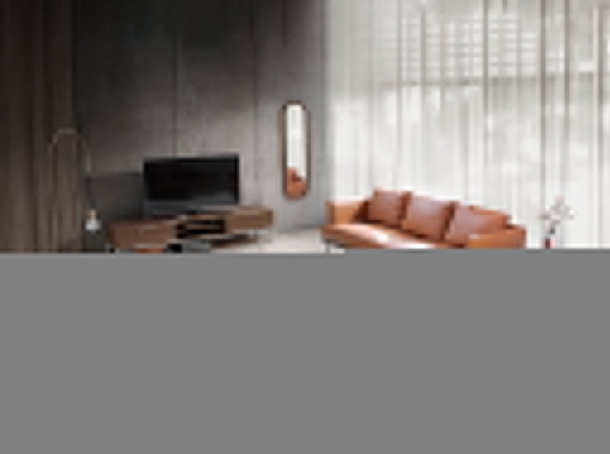 Журнальный стол 2114/MH1502A из ореха и хромированной стали