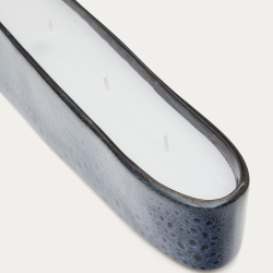 Sapira Свеча керамическая синяя 6 x 34,5 см