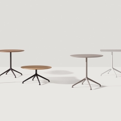 Стол Lex высотой 38 см с круглой столешницей 80cm