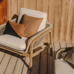 Комплект Vellana: 3-местный диван, 2 кресла и журнальный столик из 100% массива акации