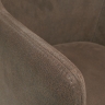 Кресло эко-кожа Danai темно-коричневое
