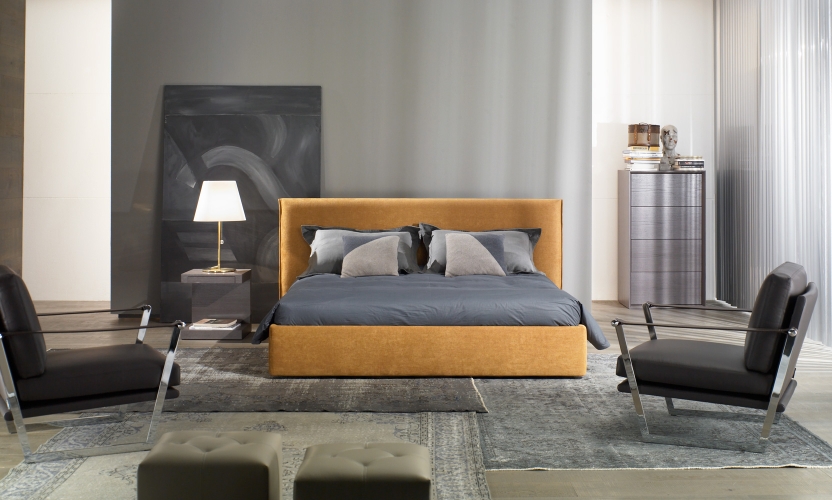 Кровать с изголовьем Jersey 216*211