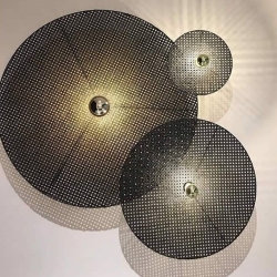 Бра Tan Tan A1053/15 см золотой металл + 1125/90 см черный ротанг