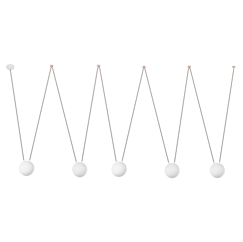 Люстра Mine 5L белая