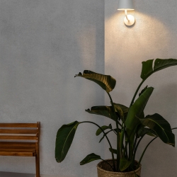 Уличное бра Toc белое