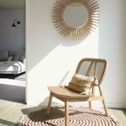 Кресло Nadra из массива тика и ротанга