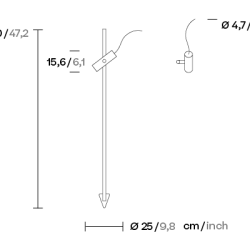 Ландшафтный светильник Dots Sand Dune KS5700500