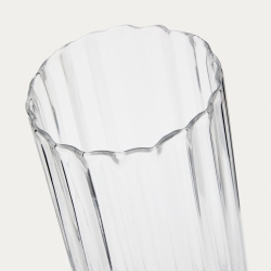 Ваза Neblan прозрачная стеклянная 30 см