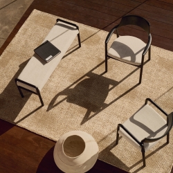 Sicali Ковер из белого джута 160 x 230