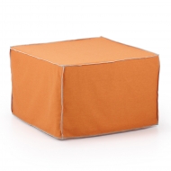 Оранжевый пуф-кровать Verso