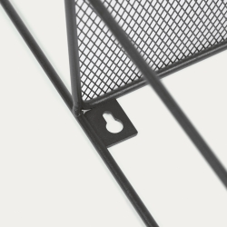 Металлические полки Veneranda с черной отделкой 42 x 60 см