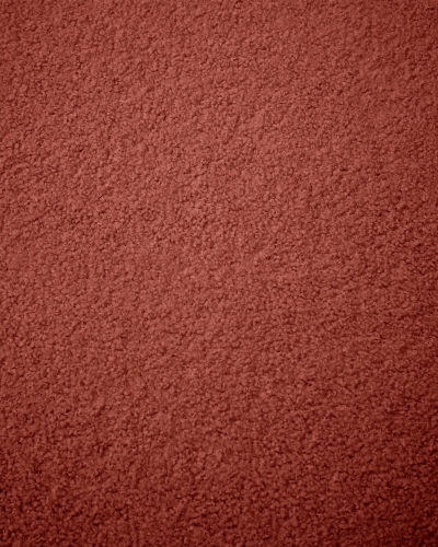 Чехол на пуф Kaeli из терракотового букле Ø 43 см