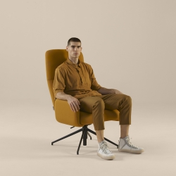 Поворотное кресло Elle 348.65.4