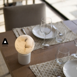 Настольная лампа Tribeca USB 24 см White