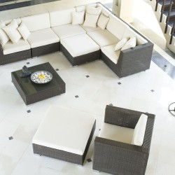 Банкетка CUATRO MOCCA 95x95