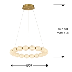 Roxan Люстра в золотой отделке D57