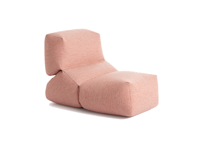 Уличное кресло-пуф Grapy Vichy Orange